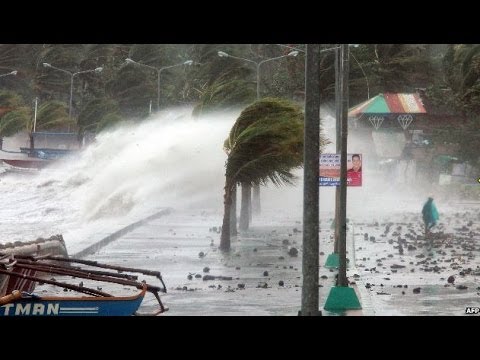 TYPHOON HAIYAN BATTERS THE PHILIPPINES - BBC NEWS