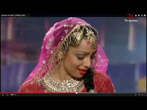 Ukraine's Got Talent - Bollywood Mujra (Kathak dance) by Svetlana Tulasi