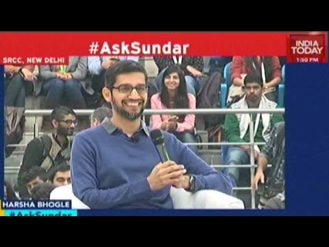 Google CEO Sundar Pichai’s Interactive Session At SRCC, Delhi