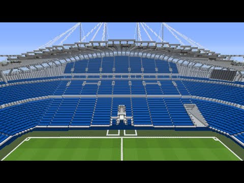 Minecraft - MEGABUILD - Soccer 'Etihad' Stadium (Manchester City) [Official]