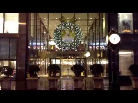 Christmas Lights - Trump Tower 5th Avenue New York City