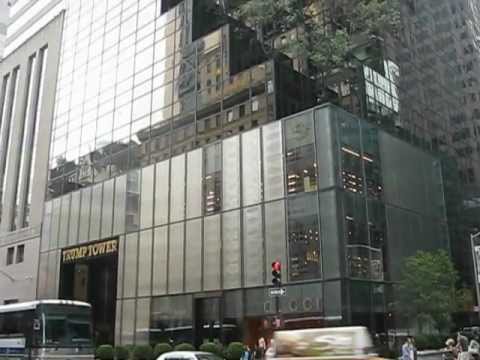 its a long way up standing before Trump Tower On Park Avenue New York City NYC