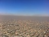 Aerial View of Photochemical Smog Pollution Over Mexico City