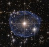 File - Sparkling at the center of this beautiful NASA/ESA Hubble Space Telescope image is a WolfRayet star known as WR 31a, located about 30,000 light-years away in the constellation of Carina (The Keel).