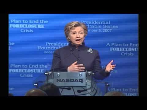 Hillary Clinton's Speech to Nasdaq (Dec. 5, 2007)