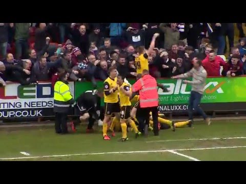 HIGHLIGHTS: Stevenage 2 Northampton Town 3, 19/03/16