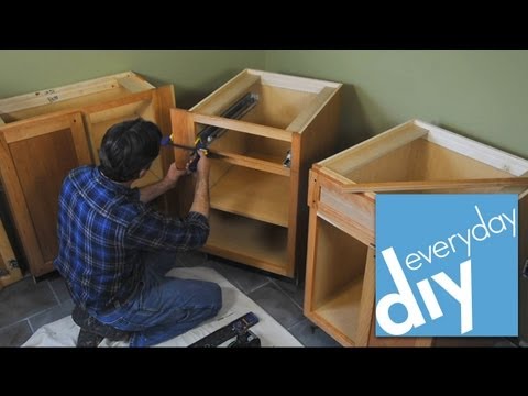 How to Install Kitchen Cabinets -- Buildipedia DIY