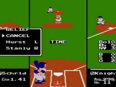 1986 World Series - Game 6 - NES RBI Baseball