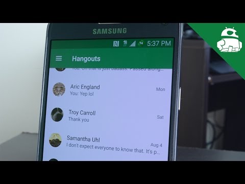 Hangouts v4 Quick Look