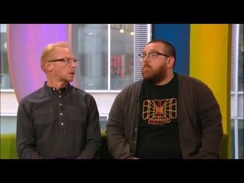 Simon Pegg Nick Frost BBC The One Show 2013