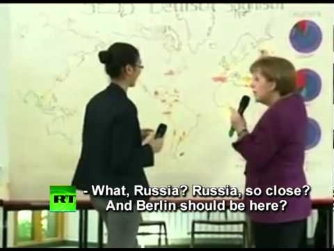 Video: Merkel moves Berlin to Russia