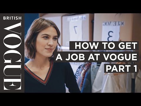 How to get a job at Vogue with Alexa Chung (1 of 2):  Future of Fashion