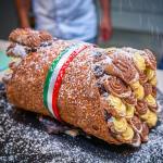 The Bazooka, A Giant Cannoli Shell That's Filled With 50 Standard Sized Cannolis