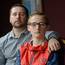 Christian King (12) speaks to the media with his Father George King, following the incident where CS spray was deployed by a PSNI officer during a Ormeau Road Parade. Pic Colm Lenaghan/Pacemaker