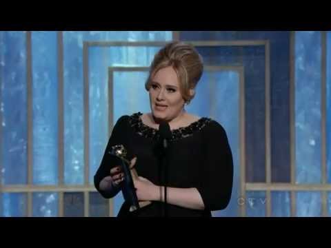 Adele wins Best Original Song Motion Picture - Golden Globes 2013