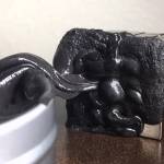 Creepy Time-Lapse of an Amorphous Magnetic Putty Blob Slowly Engulfing Small Metal Blocks