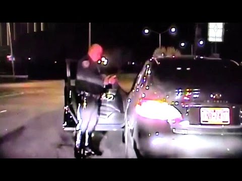 New York City Police Departmet Highway Patrol Officer Fights Resisting Drunk Driver During Car Stop