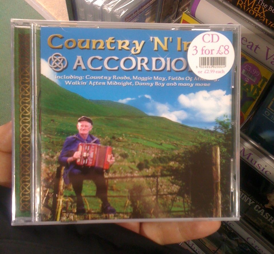 Yep, that's where you should play the accordion... away from society!