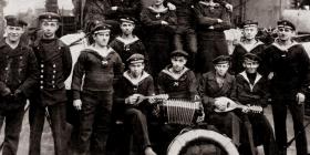 Mutinous sailors, Kiel, 1918