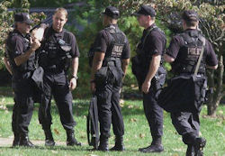 Members of the Secret Service’s uniformed division.