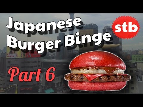 Burger King's Red Samurai // Strange Food in Japan // Japanese Burger Binge Part 6