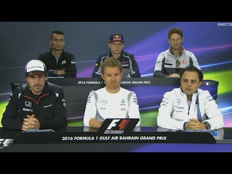 F1 2016 Bahrain GP - Drivers Press Conference