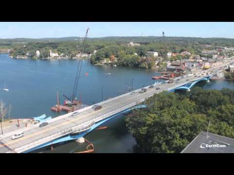 Kenneth F. Burns Memorial Bridge Construction Time-Lapse