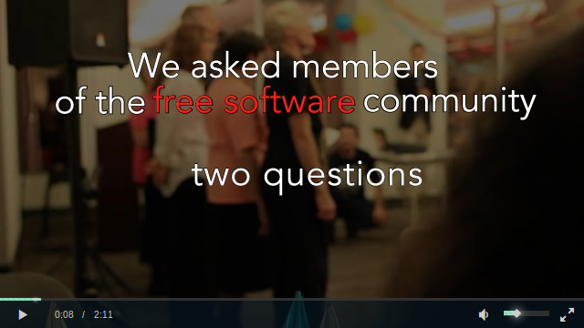 We asked 
members of the free software community to share their stories.