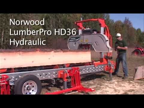 Norwood LumberPro HD36 Hydraulic Portable Band Sawmill - Part 2