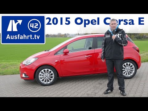 2015 Opel Corsa E Turbo Benziner - Fahrbericht der Probefahrt - Test - Review