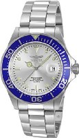 Invicta - 14123 - Pro Diver - Montre Homme - Quartz Analogique - Cadran Argent - Bracelet Acier Argent