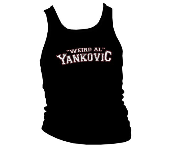 Weird Al Vintage College Logo Girls Tank