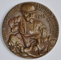  Médaille de Karl Goetz, 1923, avers. BnF Monnaies, médailles et antiques