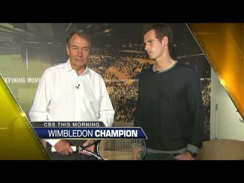 Awkward Charlie Rose and Andy Murray tease