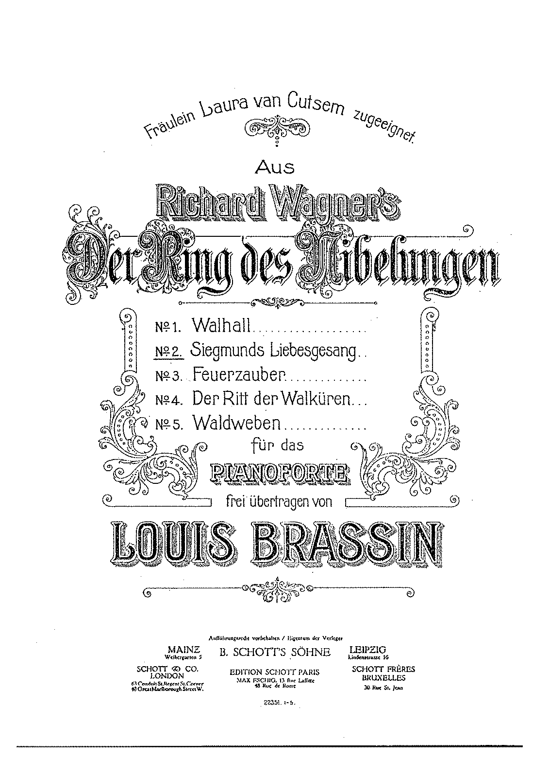 Brassin - Aus Richard Wagner's Der Ring des Nibelungen - No.2 - Siegmunds Liebesgesang (Die Walkure).pdf