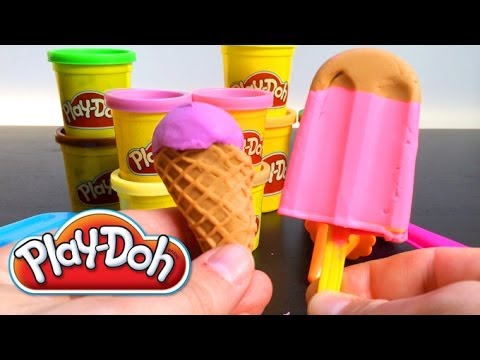 Play Doh Ice cream cupcakes playset playdough by Unboxingsurpriseegg