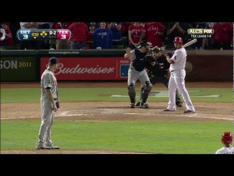 HD Oct 10, 2011 ALCS Nelson Cruz walk off grand slam Texas Rangers vs Detroit Tigers