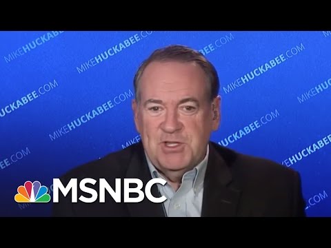 Mike Huckabee: Donald Trump's Abortion Answer Was Terrible | Morning Joe | MSNBC