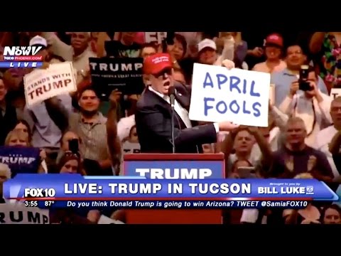 Donald Trump's Campaign Revealed To Be A Huge April Fool's Joke