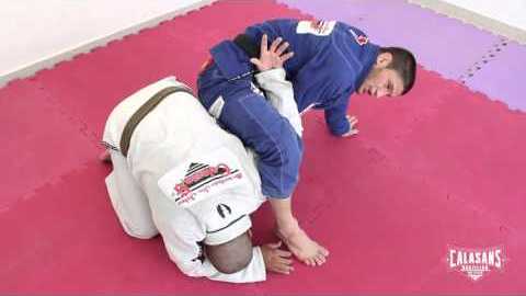 Omoplata to take the back (Part 12) - Calasans BJJ YouTube Thumbnail