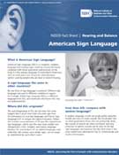 American Sign Language