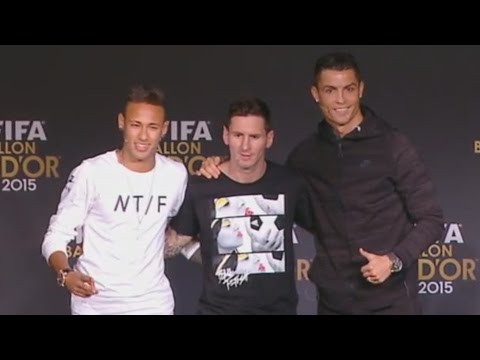 Press Talk FIFA Ballon d'Or 2015 - Messi|Ronaldo|Neymar