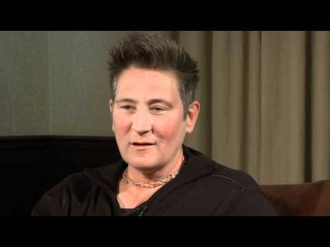 K D lang on her new cd and being butch