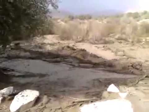 The moment of the arrival of flash floods [ Morocco ]