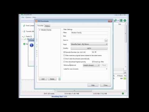 How to use RSS Feeds to Automatically download TV Shows with uTorrent and Vuze