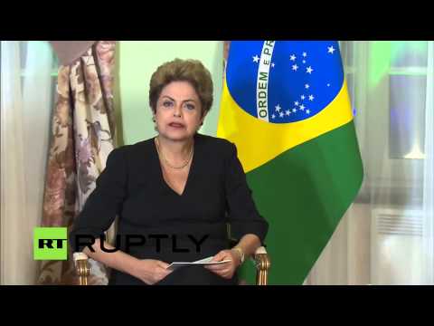 LIVE: Putin meets president Dilma Rousseff