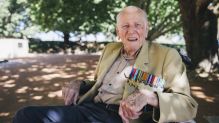 Lloyd Ellerman, of Garran, who was captured by the Japanese when Singapore fell during World War II, remembered his ...