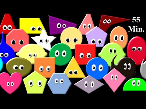 Shapes & Colors Collection - Shape Song & More - The Kids' Picture Show (Fun & Educational)