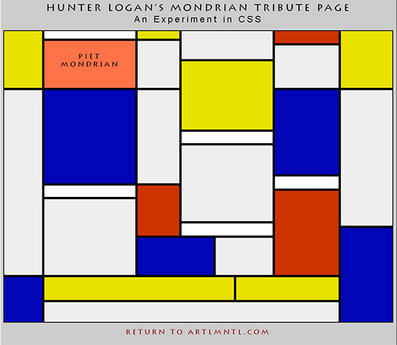 Mondrian Grid Experiment