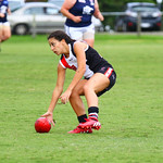 19-3-16. AJAX Jackettes practice match against Rosebud. Photo: Peter Haskin